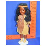 Vintage Native American Doll - 11"