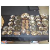 Lot of Jeanette Floragold Louisa Glassware