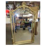 Ornate Gold Framed Mirror - 29"x48"