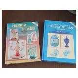 Two Heisey Glass Collector Books