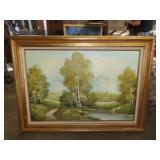 Nature Scene Oil on Canvas