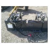 Unused 2025 Skid Steer Grapple Bucket Attachment