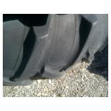 2 18.4r34 Tires ON double Bevel Rims