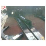 Non-adjustable clip-on pallet fork