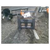 Unused 2025 Mini Skid Steer Pallet Fork Attach.