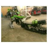 2013 Kx 450 Dirt Bike With Timber Sled Kit