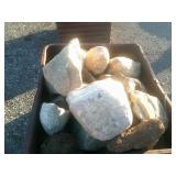 TOTE OF ROCKS