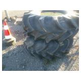 2- 23.1 R 26 8 Bolts Rims OFF John Deere Combine