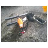 Unused 2025 Skid Steer Auger Drive & Bit Attach.