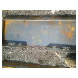 NEW SKID STEER PLATE