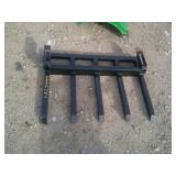 Pallet fork with 5 teeth