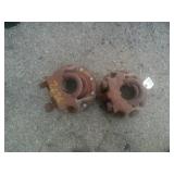 2 Clamp on Hubs