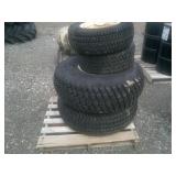 Set of tires off yanmar Tractor