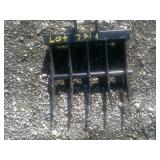 UNUSED MINI EXAVATOR RAKE