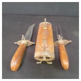Vintage Indian carving set
