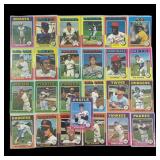 Lot 1975 Topps baseball cards