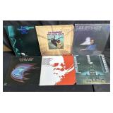 Lot of six vintage LPs