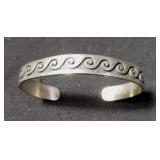 Native American sterling silver bracelet