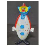 Hand blown glass clown