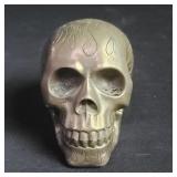 Composite skull sculpture