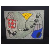 Signed and dated oil painting on canvas