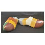 Vintage Dutch wood clogs