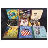 Box of vintage records