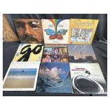 Lot of nine vintage LPs