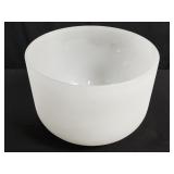 Crystal frosted singing bowl