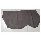 Dark brown leather hide