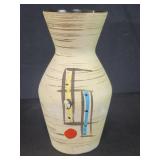 Vintage hand painted pottery vase