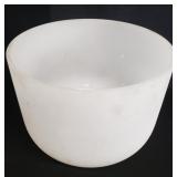 Crystal frosted singing bowl