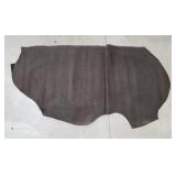Dark brown leather hide