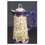 Vintage hand painted Japanese chocolate pot