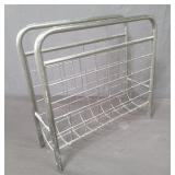 Contemporary metal magazine rack