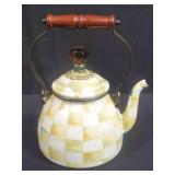 MacKenzie Childs enamelware tea kettle