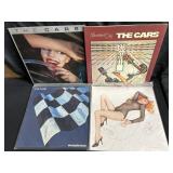 Lot of four The Cars LPs
