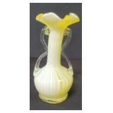 Vintage hand blown art glass vase