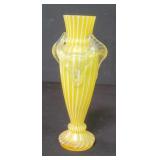 Vintage hand blown art glass vase