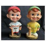 Pair of vintage bobble heads