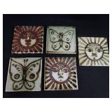 Tonala signed mid century Mexican ceramic tile