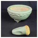 Vintage Pacific Pottery mortar and pestle