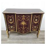 John Widdicomb painted chest of drawers w/brass
