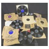 Group of 78rpm vinyl records