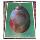 Peter Max signed 1982 "White House Easterï¿½
