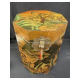Vintage Chinese lacquered storage trunk