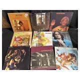 Lot of nine vintage LPs