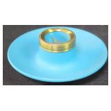 Laurids Lonborg iron & brass candle holder