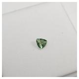 0.20ct triangle tsavorite garnet gemstone 4 x 4mm