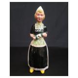 Vintage Bols T-Lootsje Dutch girl decanter